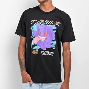 Pkm & Santa Cruz Ghost Type 3 Men's Black T-Shirt